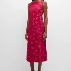 Frances valentine Mirabelle Dress Botanical Garden Cotton Poplin Sz Small